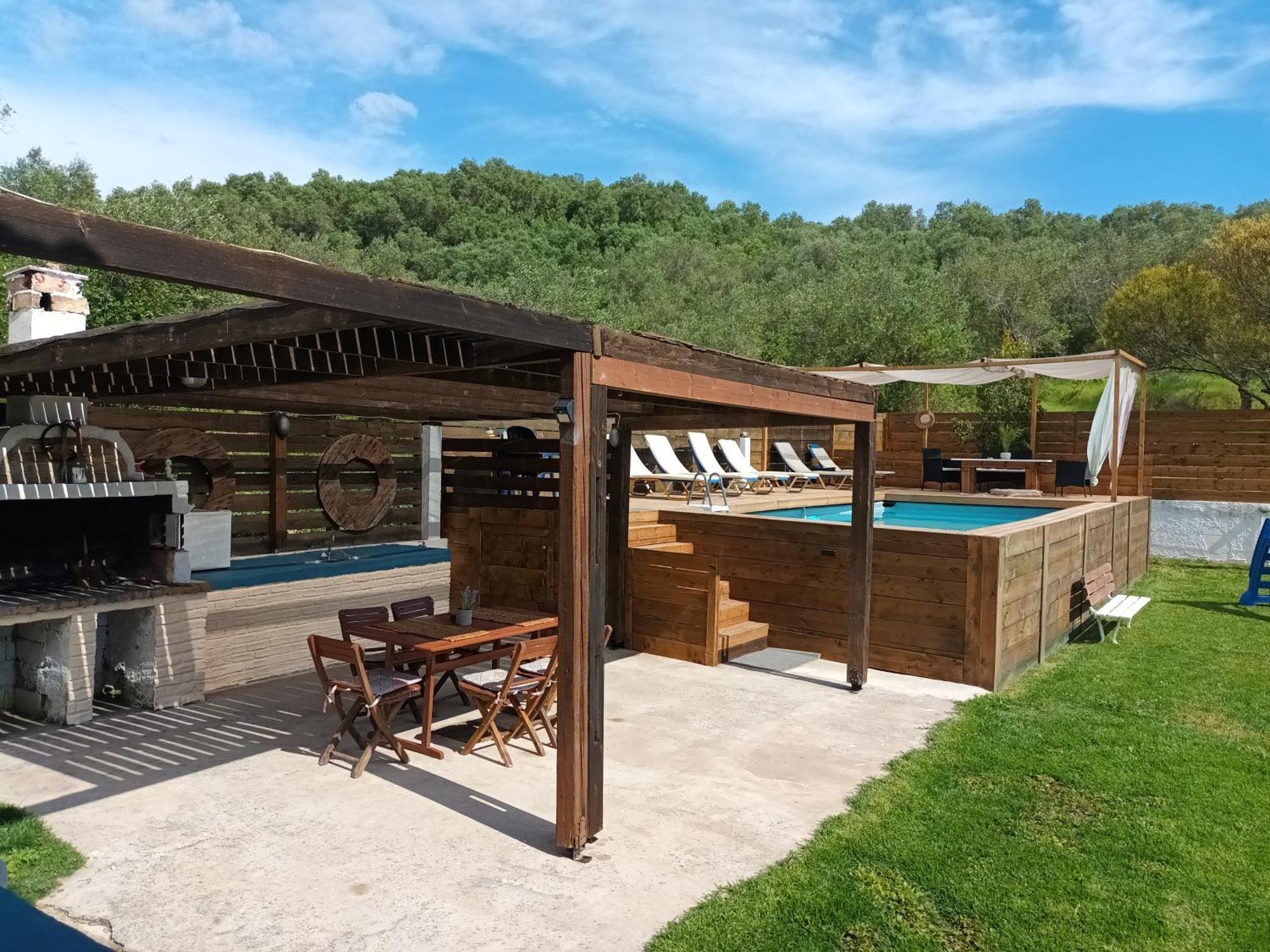 Villa Thanos Marathias Exterior foto